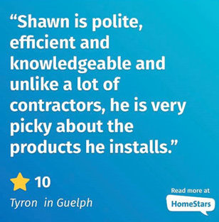 HomeStars review of JNJ Water Treatment from Tyron in Guelph